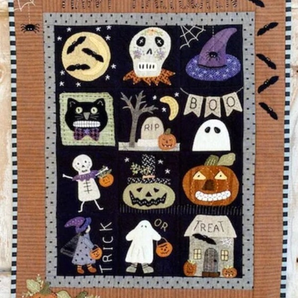 Trick or Treat! ~ Mini Quilt PATTERN HTH421