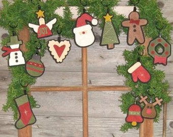 Christmas Ornies ~ Ornament PATTERN WSD173