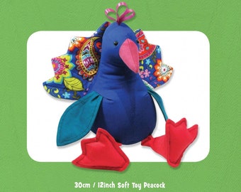 Punju Peacock ~ Whimsical Peacock Doll PATTERN FF4392