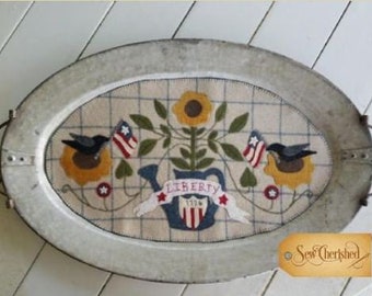 Liberty - Primitive Wool Applique PATTERN - SC129