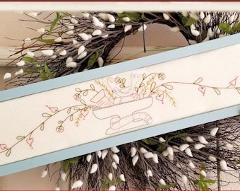 Sewing Bird ~ Embroidery PATTERN PC1902