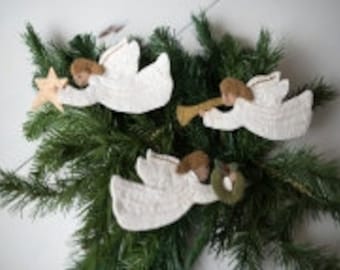 Christmas Angels -Ornament PATTERN -  BPJ397