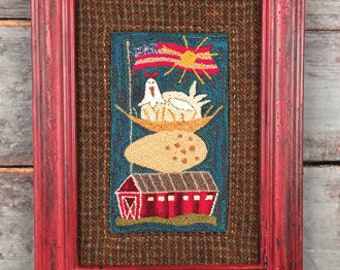 Champion Layer - Whimsical Punchneedle PATTERN - TTB698