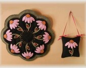 Summertime - Primitive wool applique PATTERN -PLP122