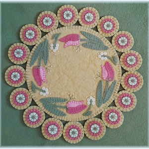 Spring's Promise -Wool Applique PATTERN -  PLP207