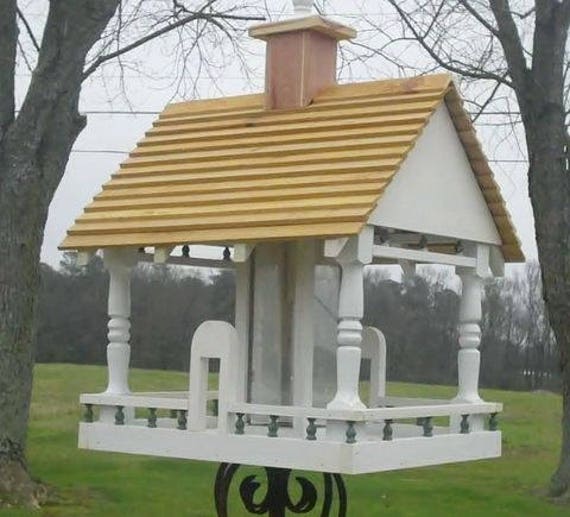 Wood Pattern Victorian Bird Feeder Wc795 Etsy