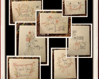 Stitched Wisdom ~ Embroidery PATTERN PC1517
