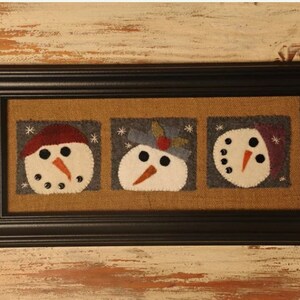 Snow Pals ~ Wool Applique PATTERN BPJ315