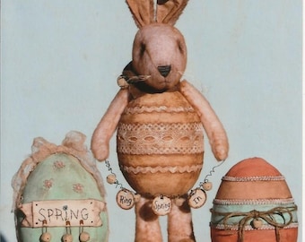 Ring Spring In Bunny - Bunny PATTERN - HHF487