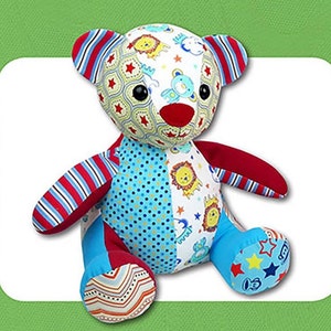 Melody Memory Bear -Cloth Teddy Bear PATTERN