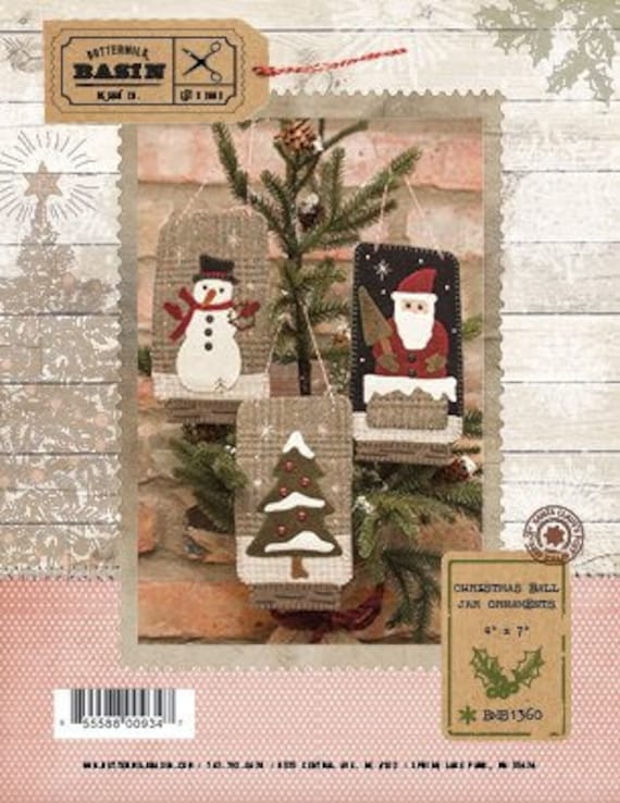 Primitive Christmas Ornament PATTERN Christmas Ball Jar Etsy image 0 - Primitive Christmas Ornament PATTERN Christmas Ball Jar Etsy