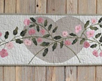 Heart and Road -Vintage Table Runner PATTERN -  BPJ368