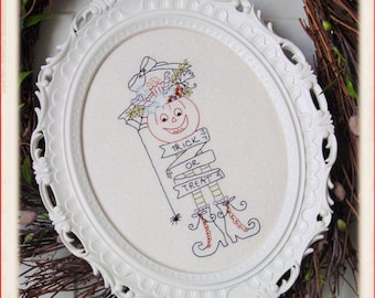 Trick or Treat ~ Embroidery PATTERN PC1621