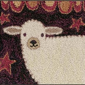 Sweet Little Ewe ~ Punchneedle PATTERN TK185