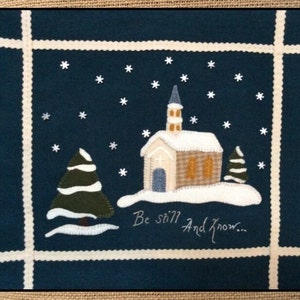 Be Still... Wool Applique PATTERN CPD245