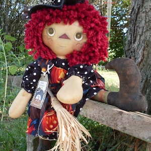 Witchie Annie - Primitive Witch PATTERN -KCP119