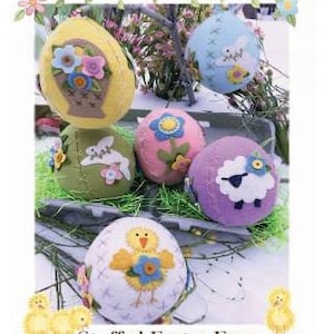 Sweet Stitched Easter Eggs - PATTERN BR229