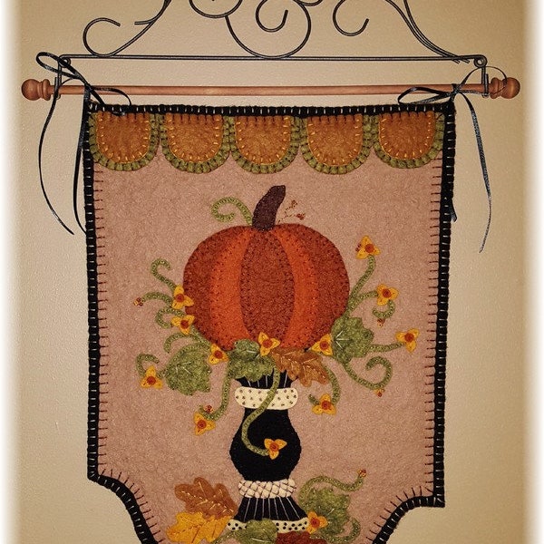 Wool Applique Banner Kit Etsy