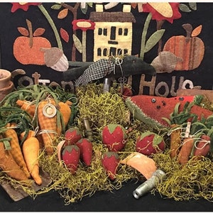 Garden Party ~ Wool Veggie PATTERN