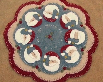 Believe - Wool Applique Penny Rug PATTERN PLP119