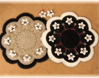 Starry Night - Penny Rug PATTERN PLP130