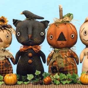 Stumpkins in the Pumpkin Patch ~ Doll PATTERN   HHF317