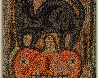 Primitive Halloween ~ Punchneedle PATTERN TK121