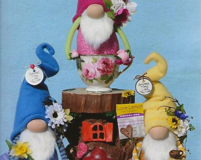 Tea Cup Gnomes Gnome PATTERN HHF527 Etsy