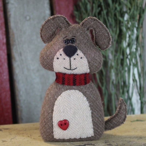 Puppy Love - Whimsical Pincushion PATTERN CWC653