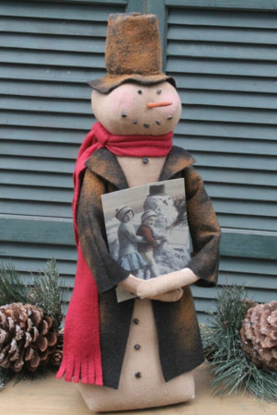 Panellapee /'n Friends Snowman pattern primitive Tree