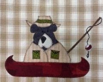 Papa Bear ~ Applique PATTERN QD285
