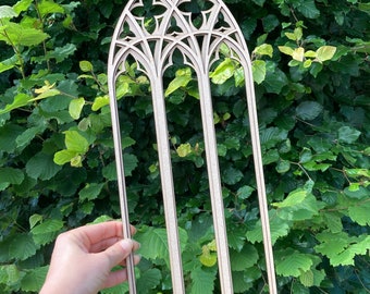 Cathedral Arch Wall decor, Gothic tracery home decor, Cathedral window, victorian goth decor, Gothic revival frame diy kit. Altar, Shrine