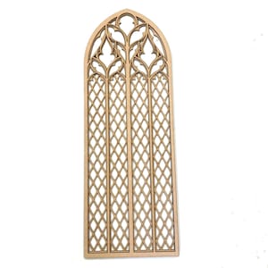 Cathedral arch Wall decor, Gothic tracery home decor, Cathedral window, Victorian goth  Gothic frame DIY kit, Gothic revival , Altar diymdf