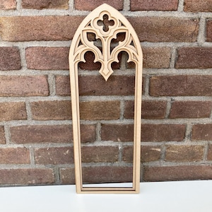 Cathedral window home decor DIY
