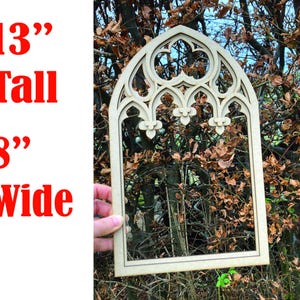Wall decor, Gothic tracery home decor, Cathedral window, Frame making, Gothic design, Church window decoration