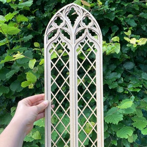 Wall decor, Gothic tracery home decor, Cathedral window, Victorian goth decor, Gothic frame DIY kit, Gothic revival decor, Altar diy