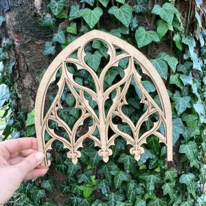 Wall decor, Gothic tracery home decor, Cathedral window, Frame making, Gothic design, Church window decoration, Cathedral arch