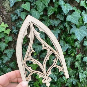 Wall decor, Gothic tracery home decor, Cathedral window, Frame making, Gothic design, Church window decoration, Cathedral arch