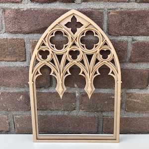 Wall decor, Gothic tracery home decor, Cathedral window, Frame making, Gothic design, Church window decoration