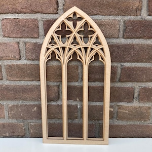 Gothic tracery home decor, Cathedral wall art