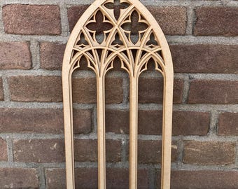 Gothic Maßwerk Wohnkultur, Kathedrale Wandkunst