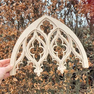 Wall decor, Gothic tracery home decor, Cathedral window, Frame making, Gothic design, Church window decoration, Cathedral arch