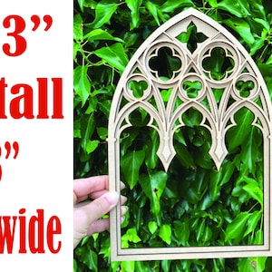 Wall decor, Gothic tracery home decor, Cathedral window, Frame making, Gothic design, Church window decoration