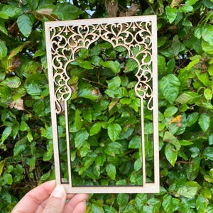 Wanddekor, marokkanischer Bogenausschnitt, arabisches Design Wohndekor