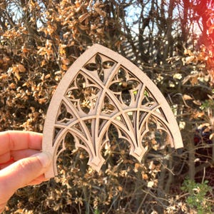 Large size Gothic tracery home decor, Cathedral window, Frame making, Gothic design, Church window decoration, Cathedral arch