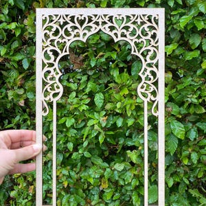 Wanddekor, marokkanischer Bogenausschnitt, arabisches Design Wohndekor