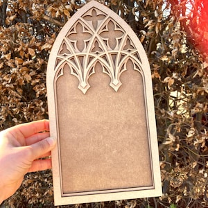 Wall decor, Gothic tracery home decor, Cathedral window, Frame making, Gothic design, Church window decoration, Cathedral arch
