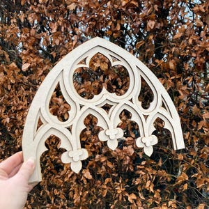 Wall decor, Gothic tracery home decor, Cathedral window, Frame making, Gothic design, Church window decoration, Cathedral arch