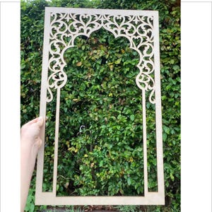 Wanddekor, marokkanischer Bogenausschnitt, arabisches Design Wohndekor