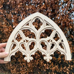 Wall decor, Gothic tracery home decor, Cathedral window, Frame making, Gothic design, Church window decoration, Cathedral arch